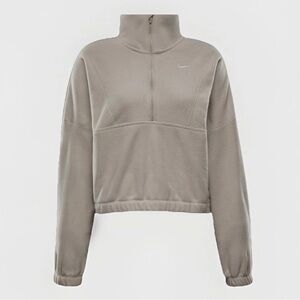Size Large - Nike One Women’s Therma-FIT Oversized 1/2-Zip Fleece - (FV7955-104)